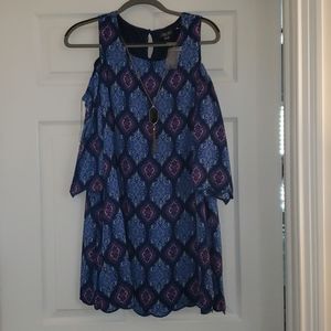 NWT Lily Rose Cold Shoulder Dress